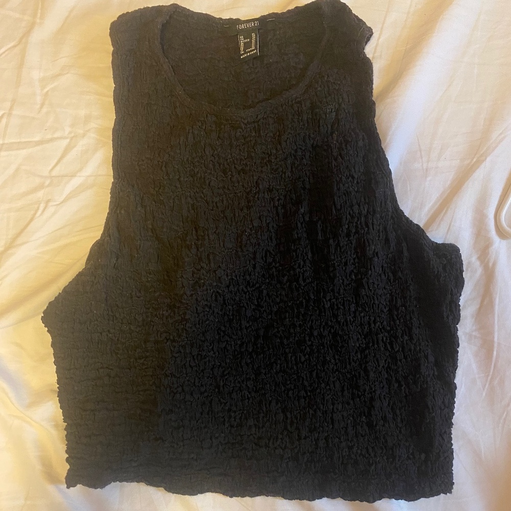 Forever 21 black tank